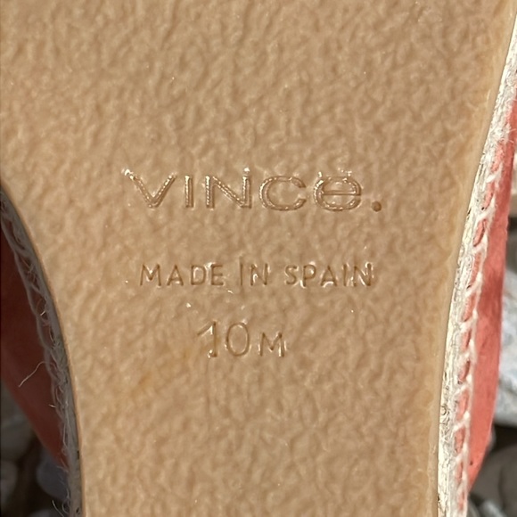 Vince Gaelan Suede Espadrille Wedge Slide Sandals - Picture 12 of 12